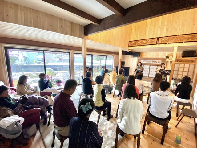 あいか庵でのイベントの様子